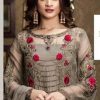 luxury chiffon party wear cloth suit