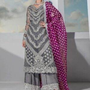 Zainab chottani Luxury Organza 3 Piece Unstitched suit