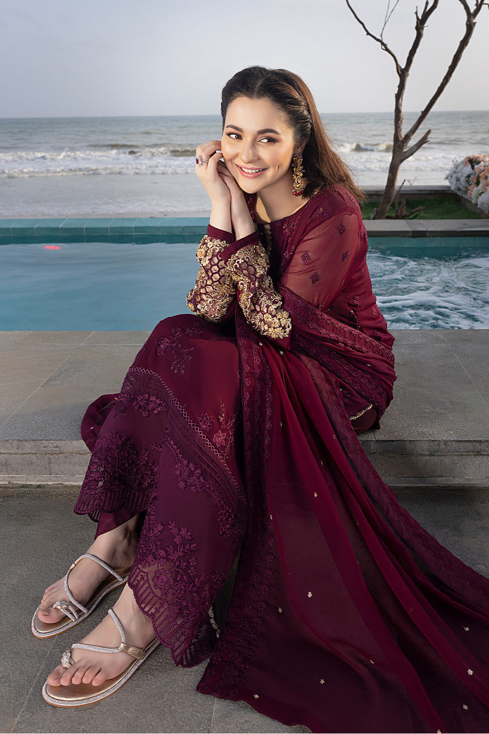 Carnelian-3-AzureEidCollection-HaniaAmir-LuxeHandEmbellished3pcs-FestiveCollection2023
