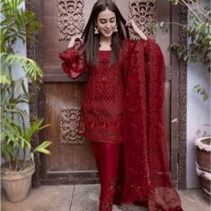 Zainab chottani Luxury Net 3Piece Unstitched