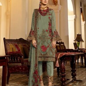 Imrozia Luxury Chiffon 3Piece Unstitched